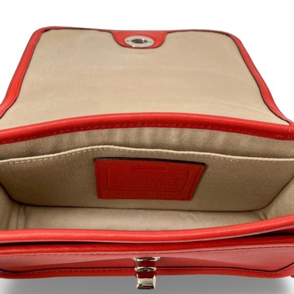 Coach Y2K Legacy Dinky Penny Shoulder Purse Crossbody Carnelian Red | 19914 - Picture 12 of 16